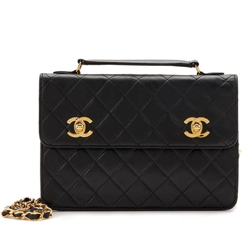 chanel double turnlock briefcase|vintage chanel camera bags.